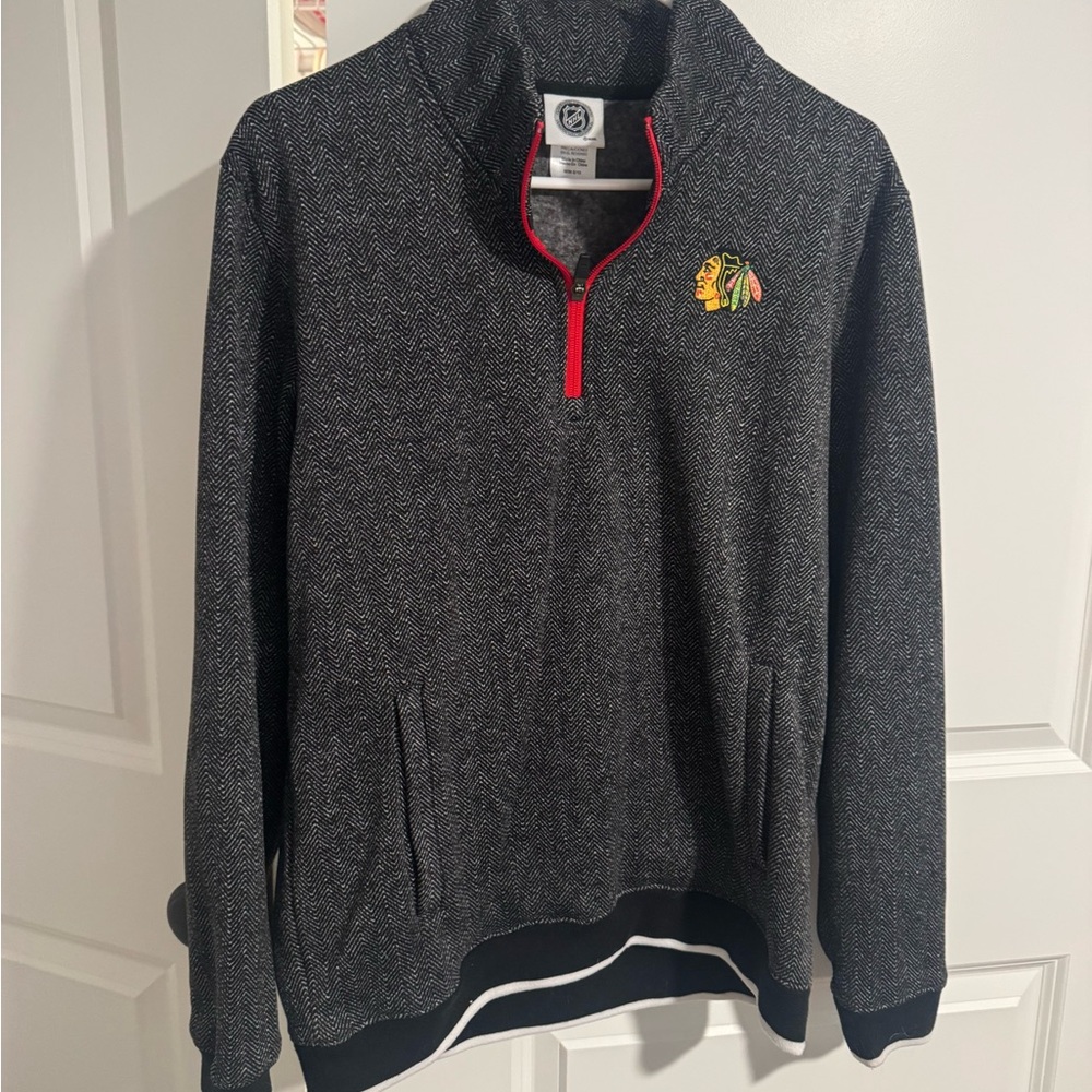 Women’s Black Quarter-Zip Sweatshirt